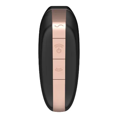 SATISFYER - STIMOLATORE E VIBRATORE TRIANGOLO LOVE NERO