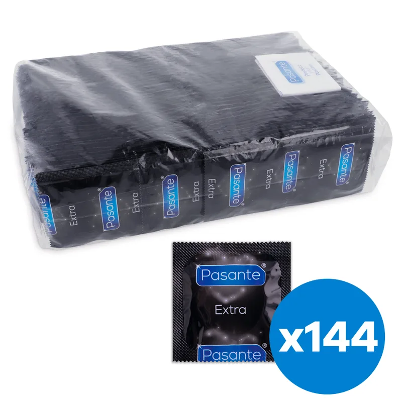 PASANTE - EXTRA PRESERVATIVOS EXTRA GRUESOS 144 UNIDADES (BOLSA)