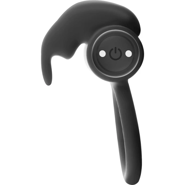BLACK&SILVER - BURTON ANILLO 10 MODOS VIBRACIÓN NEGRO