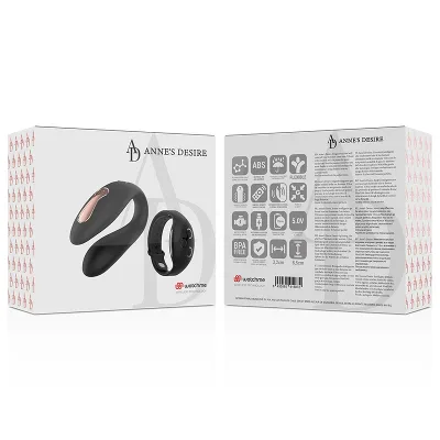 ANNE'S DESIRE - DUAL PLEASURE TECNOLOG A WATCHME NERO