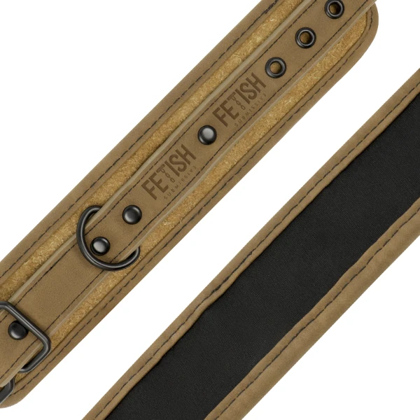 FETISH SUBMISSIVE ORIGIN - MANETTE IN PELLE VEGANA CON FODERA IN NEOPRENE