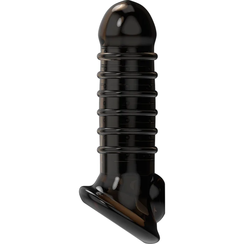 VIRILXL - EXTENSIÓN Y FUNDA DE PENE V15 NEGRO