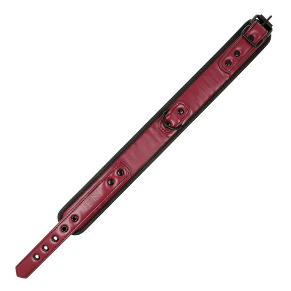 FETISH SUBMISSIVE DARK ROOM - COLLANA A CATENA CON FODERA IN NEOPRENE