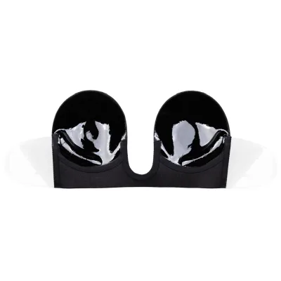 BYE-BRA - REGGISENO SENZA MANIGLIE EN U NERO COPPA B