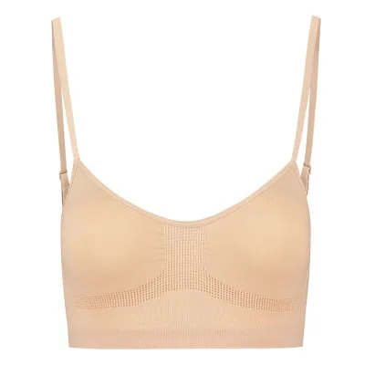 BYE-BRA - MEDIUM CONTROL REGGISENO SENZA CUCITURE BEIGE MISURARE S