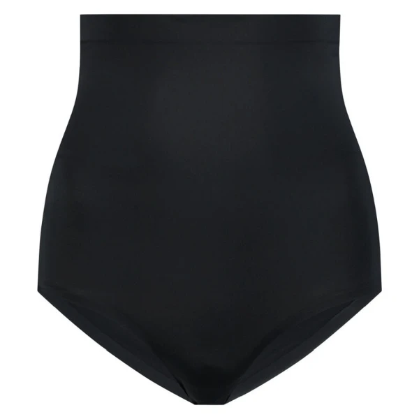 BYE-BRA - FAJA SENZA CUCITURE STILE PANTIES NERO MISURARE XL