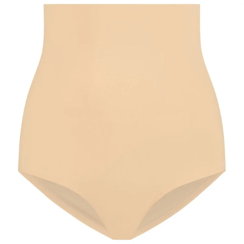 BYE-BRA - FAJA SENZA CUCITURE STILE PANTIES BEIGE MISURARE XXL
