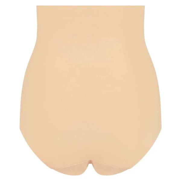 BYE-BRA - FAJA SENZA CUCITURE STILE PANTIES BEIGE MISURARE XXL