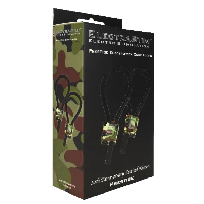 ELECTRASTIM - ANELLI PER IL CAZZO REGOLABILI PRESTIGE ELECTRALOOPS CAMOUFLAGE