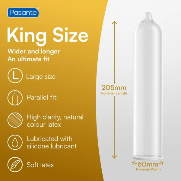PASANTE - PRESERVATIVI KING SIZE BAG 144 UNIT