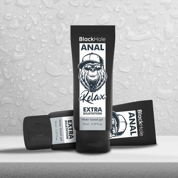 BLACK HOLE - GEL DILATANTE ANALE A BASE D'ACQUA 70 ML