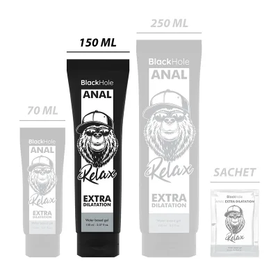 BLACK HOLE - GEL A BASE D'ACQUA DILATAZIONE ANALE 150 ML