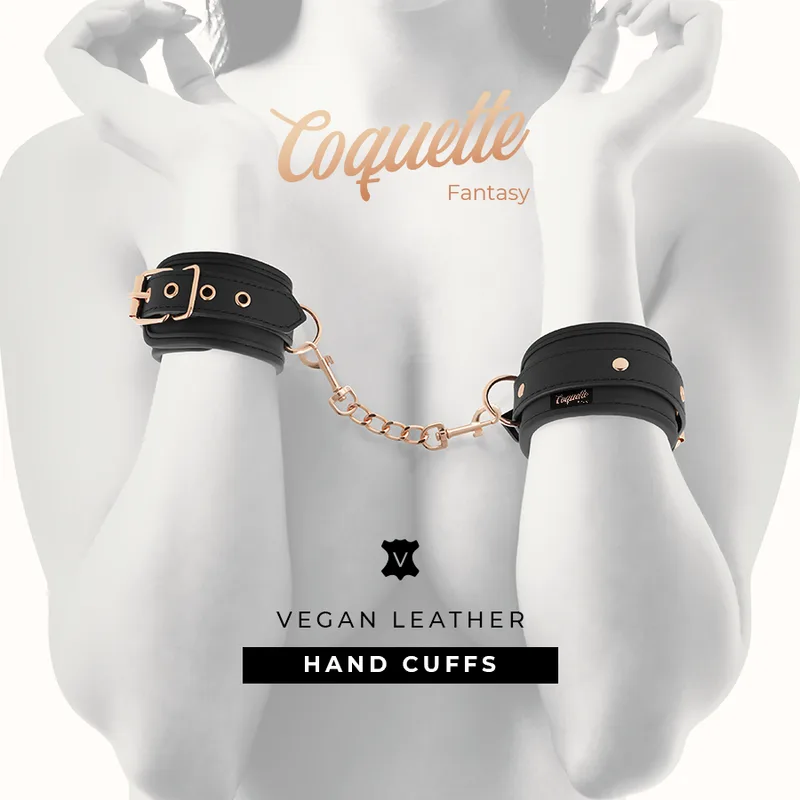 COQUETTE CHIC DESIRE - FANTASY ESPOSAS PARA MANOS CUERO VEGANO CON FORRO DE NEOPRENO