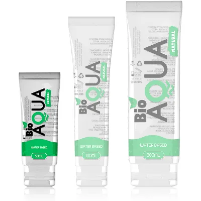 BIOAQUA - LUBRIFICANTE INGREDIENTI NATURALI A BASE ACQUA 50 ML