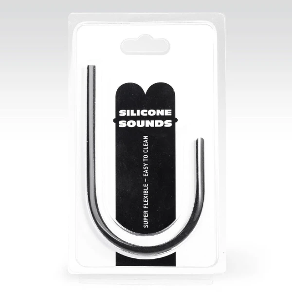 ALL BLACK - SONDA URETRALE IN SILICONE DA 8 MM