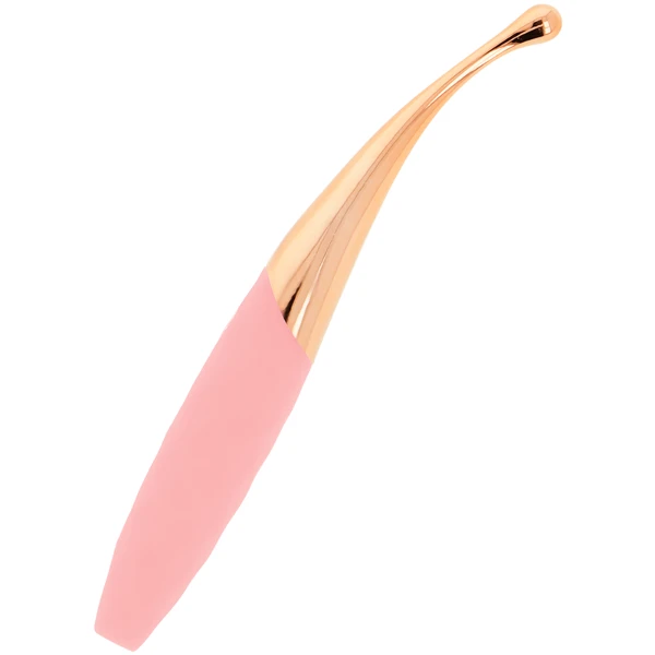 OHMAMA - STIMOLATORE CLITORIDE RICARICABILE 36 MODALITÀ ROSA-ORO ROSA