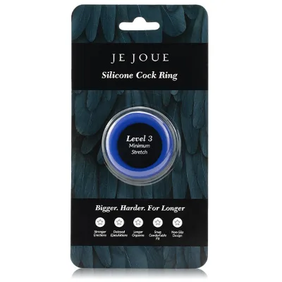 JE JOUE - ANELLO IN SILICONE BLU STRANGOLAMENTO MINIMO
