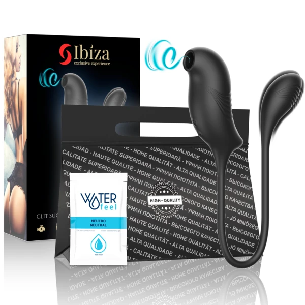 IBIZA - STIMOLATORE MAGICO PER CLITORIDE CON ASPIRAZIONE E VIBRAZIONE