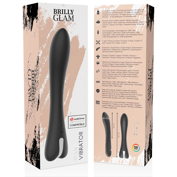 BRILLY GLAM - RYAN VIBRATORE + TELECOMANDO WATCHME