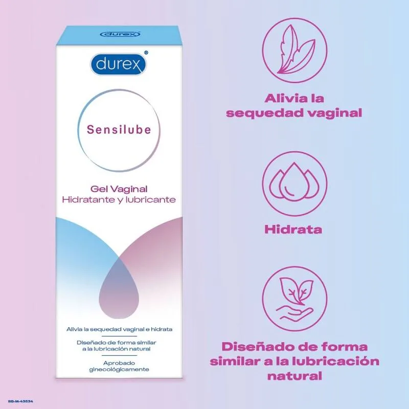 DUREX - SENSILUBE GEL HIDRATANTE Y LUBRICANTE 40 ML