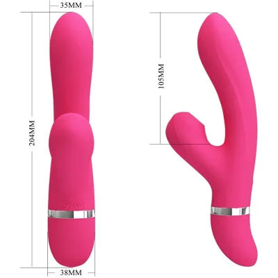 PRETTY LOVE - VIBRATORE E ASPIRAZIONE WILLOW RABBIT