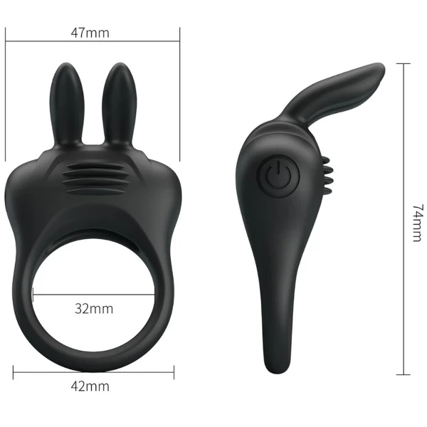 PRETTY LOVE - ANELLO VIBRATORE CONIGLIO DAVION
