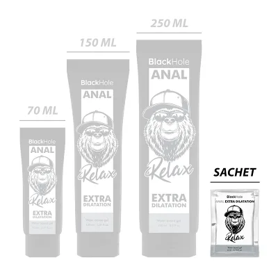 BLACK HOLE - GEL A BASE D'ACQUA EXTRA DILATAZIONE 6 ML MONODOSE
