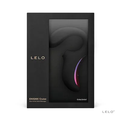 LELO - ENIGMA CRUISE MASSAGGIATORE SONICO A DOPPIA STIMOLAZIONE NERO