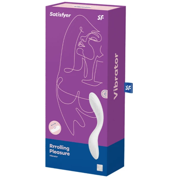 SATISFYER - VIBRATORE RRROLLING PLEASURE GSPOT BIANCO