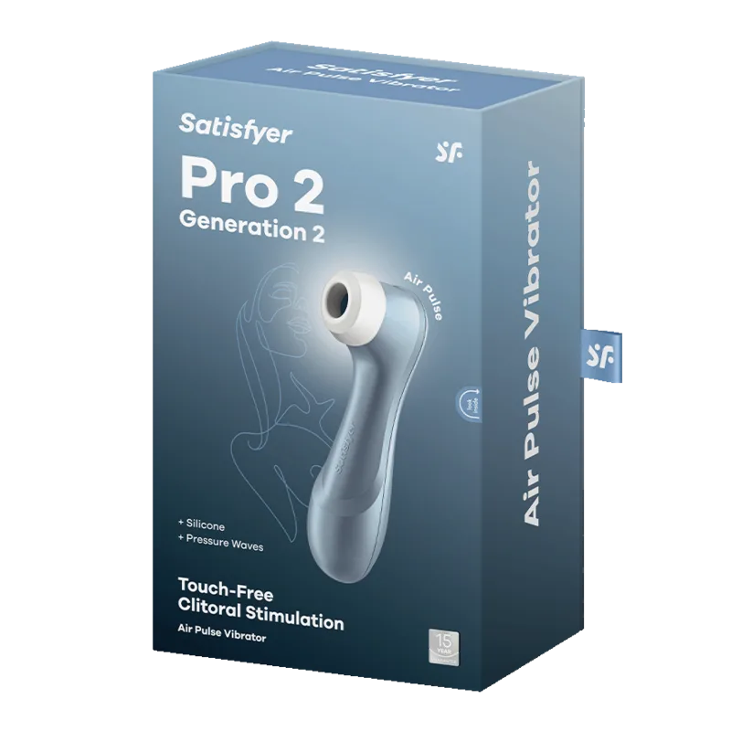 SATISFYER - PRO 2 ESTIMULADOR AZUL