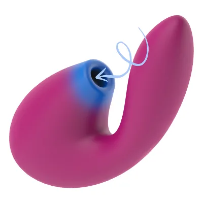 COVERME - VIBRATORE ASPIRATORE CLITORIDEO E POTENTE VIBRATORE PER IL PUNTO G