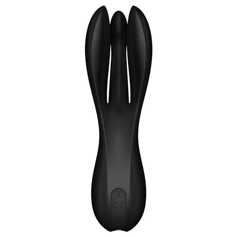SATISFYER - VIBRATORE THREESOME 2 NERO