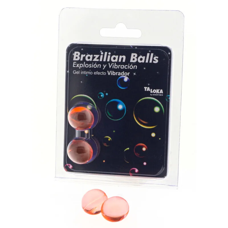 TALOKA - BRAZILIAN BALLS GEL EXCITANTE EFECTO VIBRACIÓN 2 BOLAS