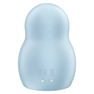 SATISFYER - PRO TO GO 1 DOPPIO STIMOLATORE E VIBRATORE BLU