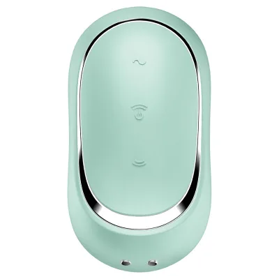 SATISFYER - PRO TO GO 2 DOPPIO STIMOLATORE E VIBRATORE VERDE