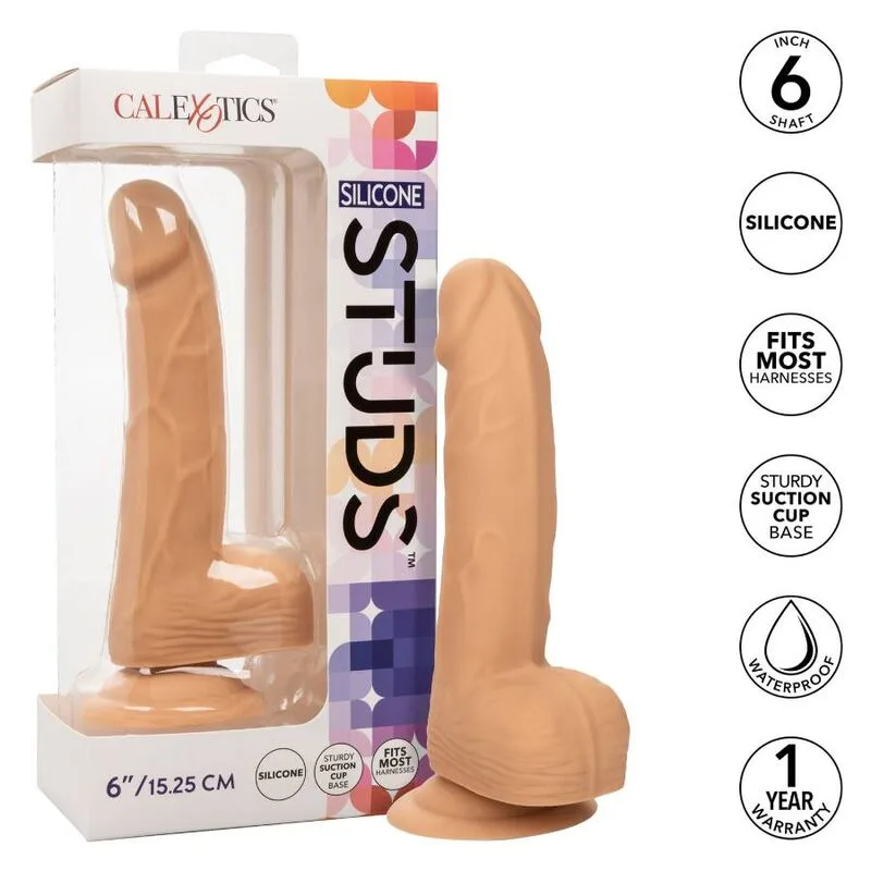 CALEXOTICS - BORCHIE IN SILICONE 15.24 CM PELLE
