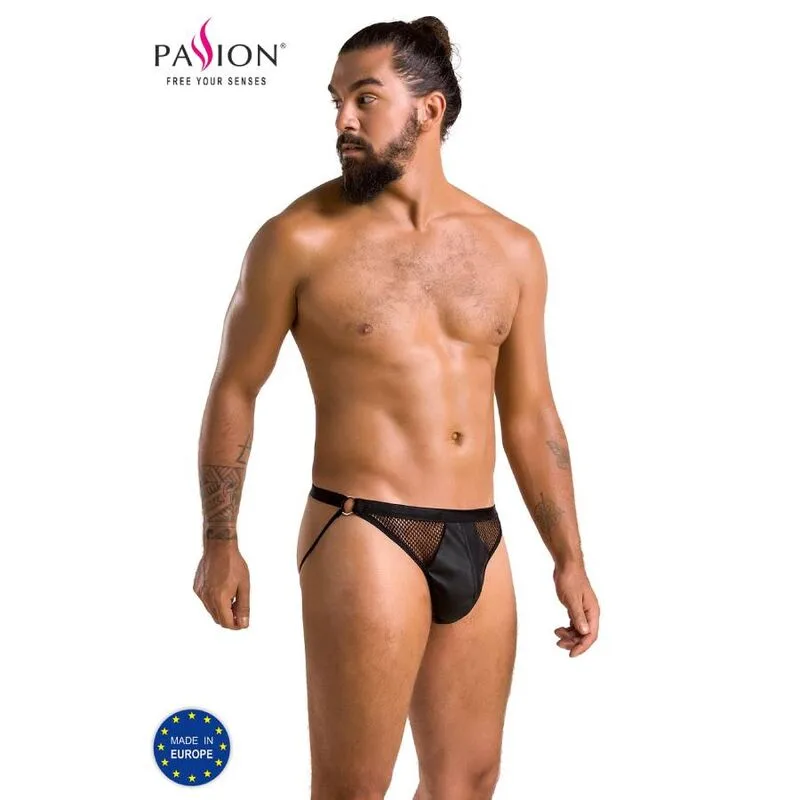 PASSION - 034 SLIP OPEN LUKE NERO L/XL