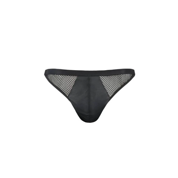 PASSION - 034 SLIP OPEN LUKE NERO L/XL