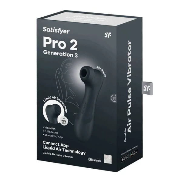 SATISFYER - PRO 2 GENERAZIONE 3 BLUETOOTH NERO E APP