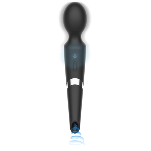 BLACK&SILVER - BECK BACCHETTA E VENTOSA 2 IN 1 IN SILICONE