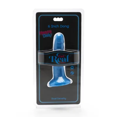 GET REAL - HAPPY DICKS DONG 12 CM BLU