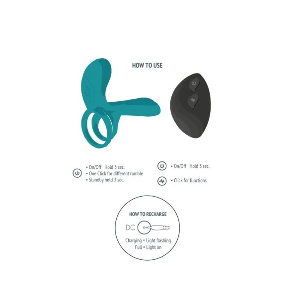 XOCOON - ANELLO VIBRATORE PER COPPIA VERDE