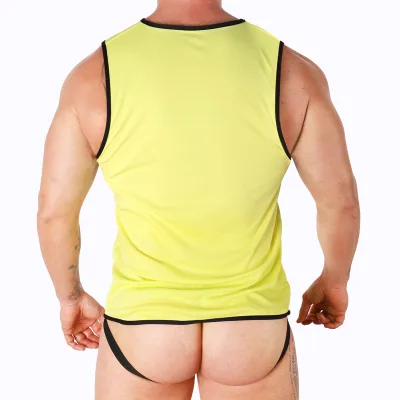 MACHO - T-SHIRT GIALLA L/XL