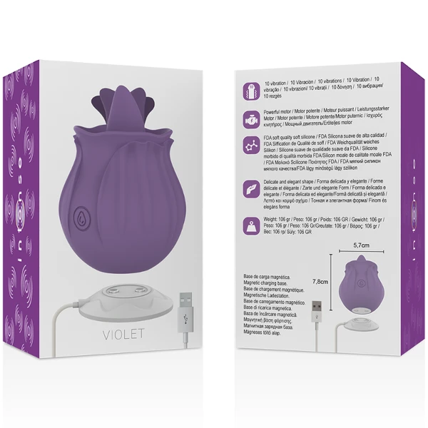 INTENSE - VIOLA CL TORIS STIMOLATORE 10 VIBRAZIONI LILLA