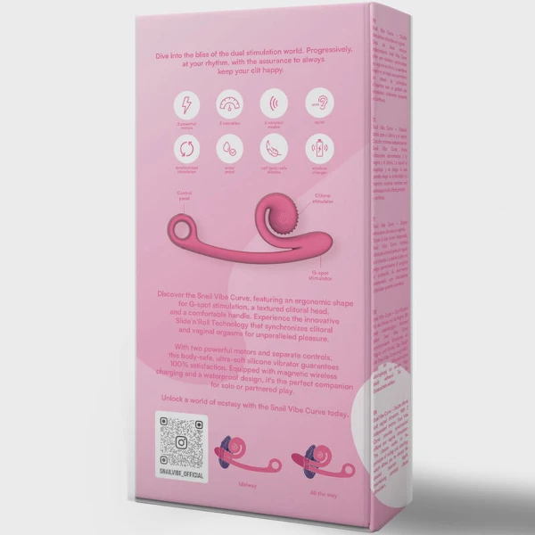SNAIL VIBE - VIBRATORE CURVA ROSA