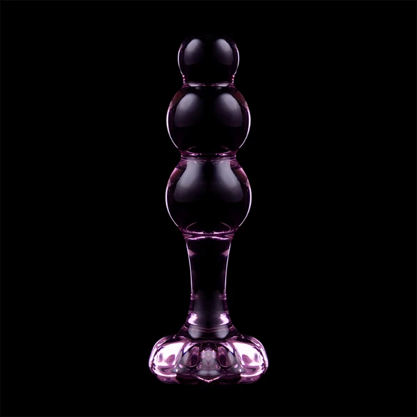 NEBULA SERIES BY IBIZA - MODELO 1 PLUG CRISTAL ROSA 10.5 CM -O- 3 CM