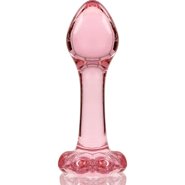 NEBULA SERIES BY IBIZA - MODELO 2 PLUG CRISTAL ROSA 11 CM -O- 3.5 CM