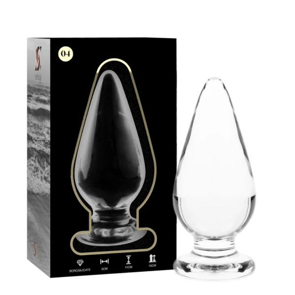 NEBULA SERIES BY IBIZA - MODELO 4 PLUG CRISTAL TRANSPARENTE 11 CM -O- 5 CM