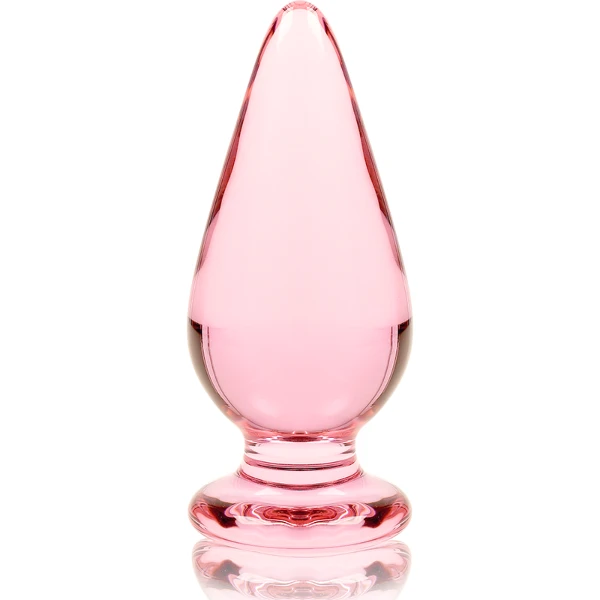 NEBULA SERIES BY IBIZA - MODELO 4 PLUG CRISTAL ROSA 11 CM -O- 5 CM