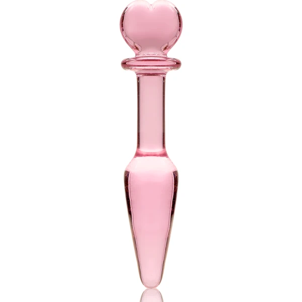 NEBULA SERIES BY IBIZA - MODELO 7 PLUG CRISTAL ROSA 13.5 CM -O- 3 CM